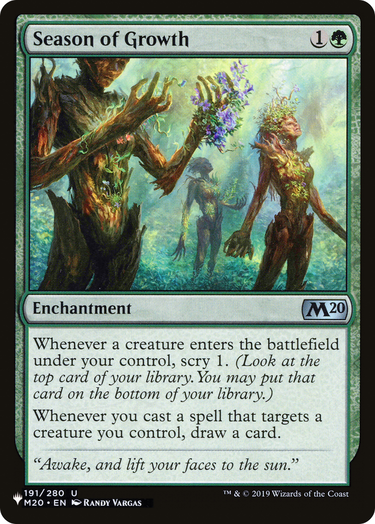 Season of Growth (LIST-M20-191) [The List]