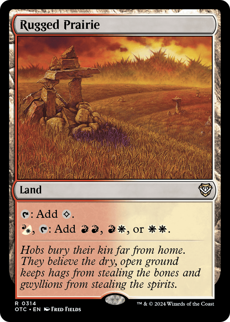 Rugged Prairie (OTC-314) [Outlaws of Thunder Junction Commander]