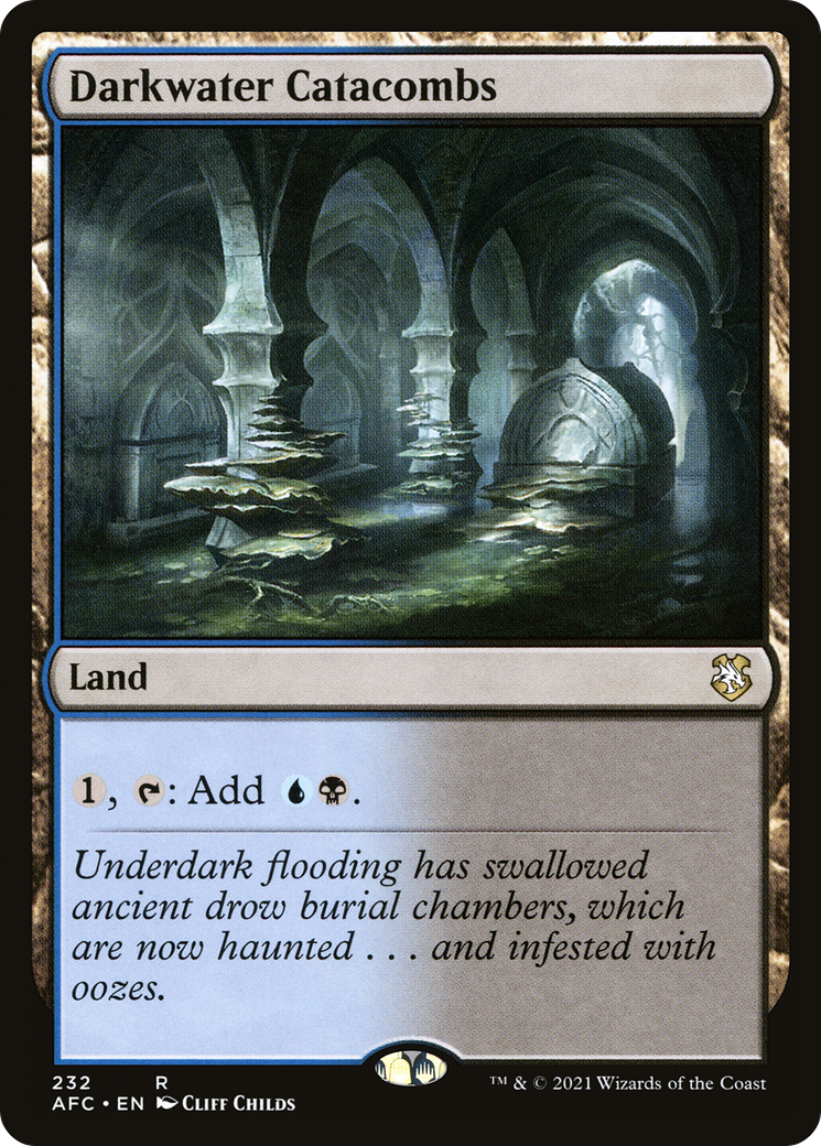 Darkwater Catacombs (AFC-232) [Forgotten Realms Commander]