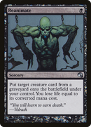Reanimate (GRV-015) [Premium Deck Series: Graveborn] Foil