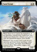 Sand Scout (OTC-047) [Outlaws of Thunder Junction Commander]: (Extended Art) Foil