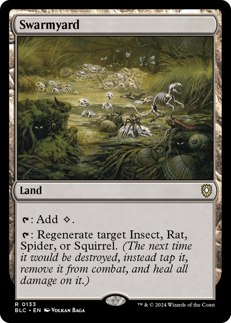 Swarmyard (BLC-133) [Bloomburrow Commander]