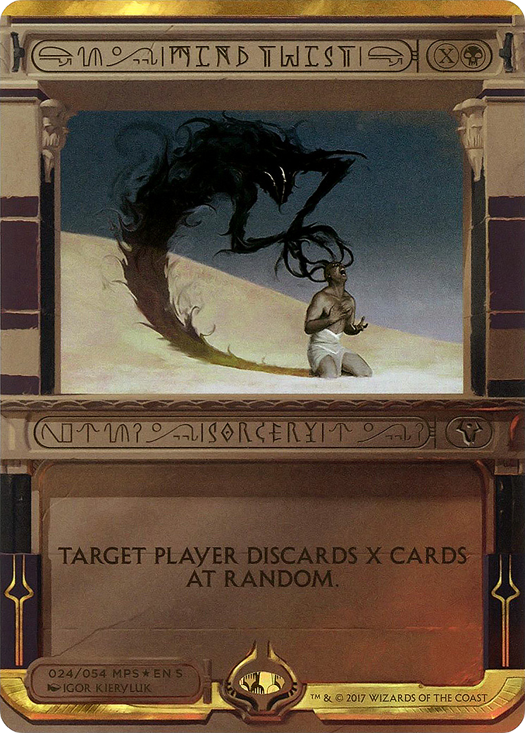 Mind Twist (MPS2-024) (Borderless) [Amonkhet Invocations] Foil