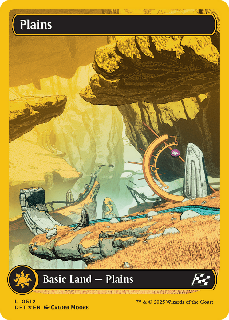 Plains (DFT-512) [Aetherdrift]: (Full Art) Foil