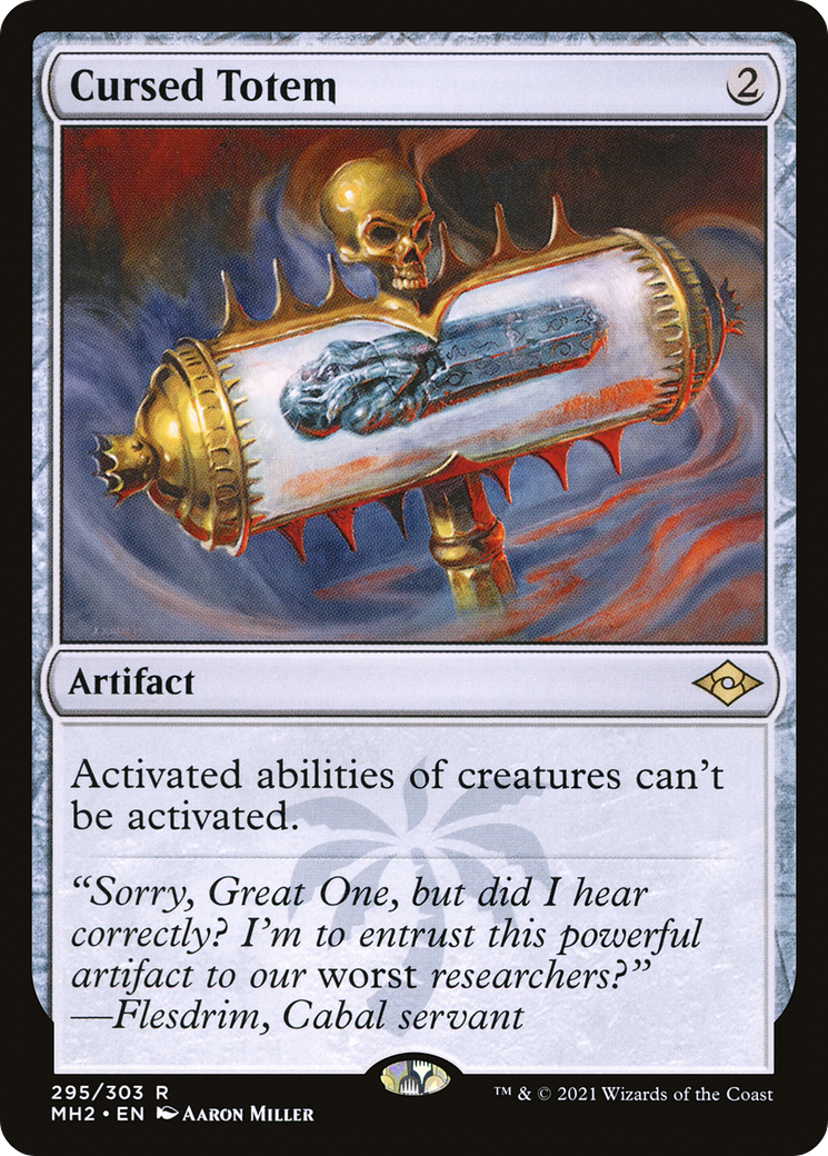 Cursed Totem (MH2-295) [Modern Horizons 2] Foil