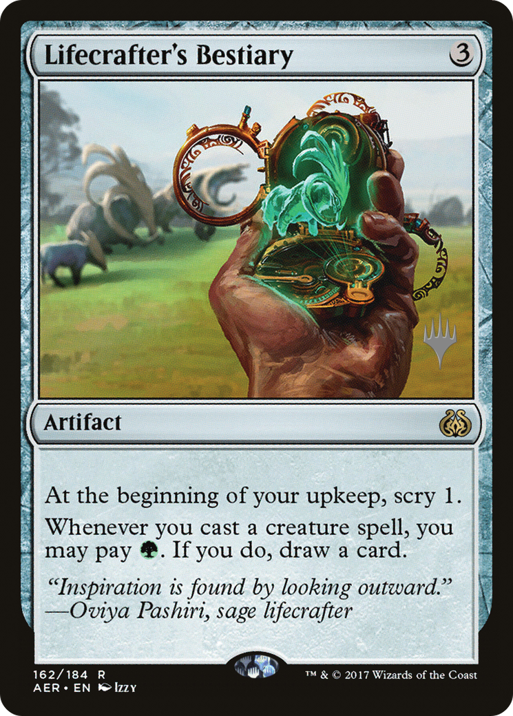 Lifecrafter's Bestiary (PPIKO-162P) [Aether Revolt Promos] Foil