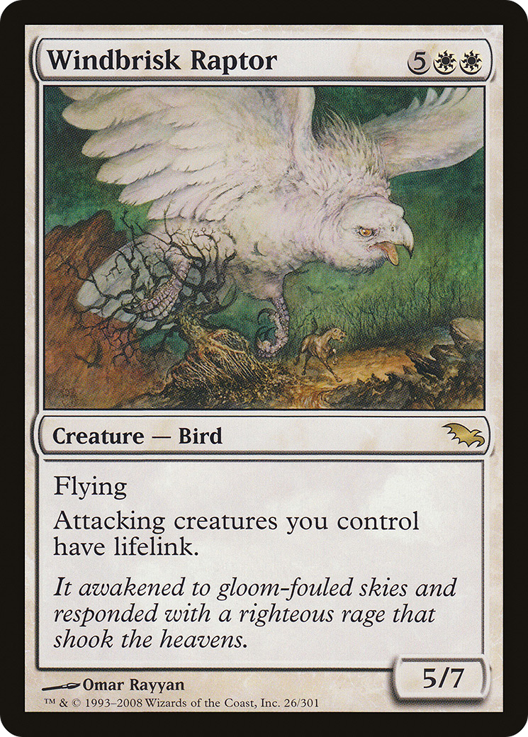 Windbrisk Raptor (SHM-026) [Shadowmoor]