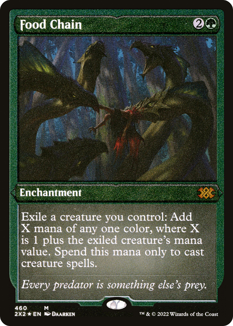 Food Chain (Foil Etched) (2X2-460) [Double Masters 2022] Foil