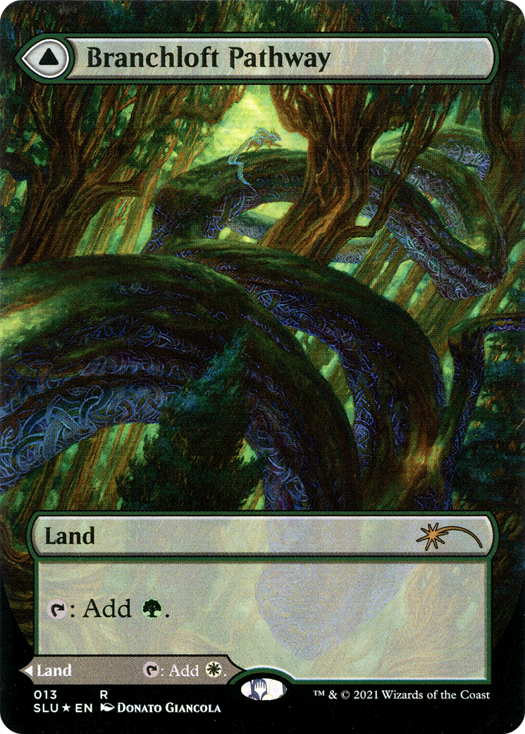 Branchloft Pathway (Borderless) (SLU-013) (Showcase) (Borderless) [Secret Lair: Ultimate Edition] Foil