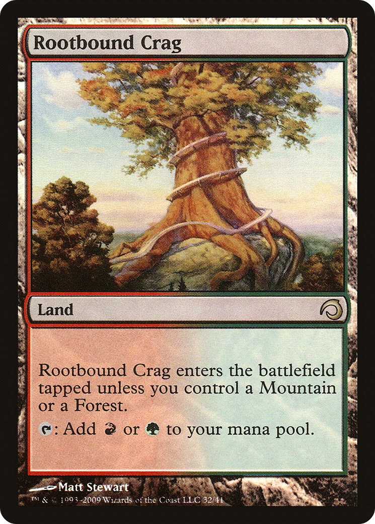 Rootbound Crag (PDS-032) [Premium Deck Series: Slivers] Foil