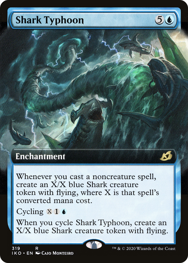 Shark Typhoon (Extended Art) (IKO-319) [Ikoria: Lair of Behemoths]