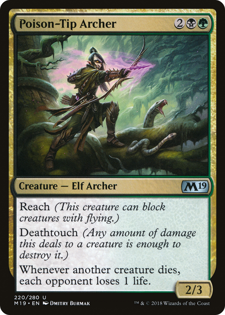 Poison-Tip Archer (M19-220) [Core Set 2019]