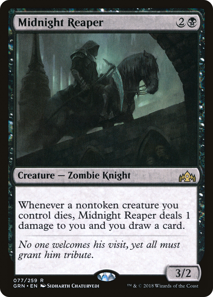 Midnight Reaper (GRN-077) [Guilds of Ravnica] Foil
