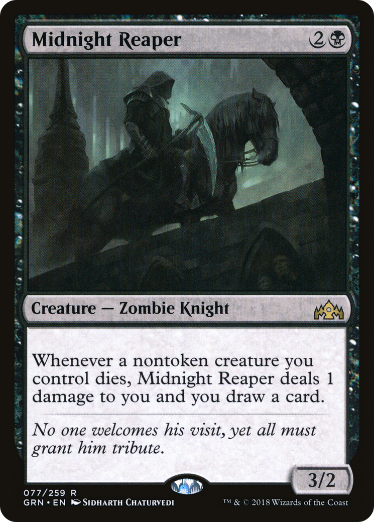 Midnight Reaper (GRN-077) [Guilds of Ravnica]