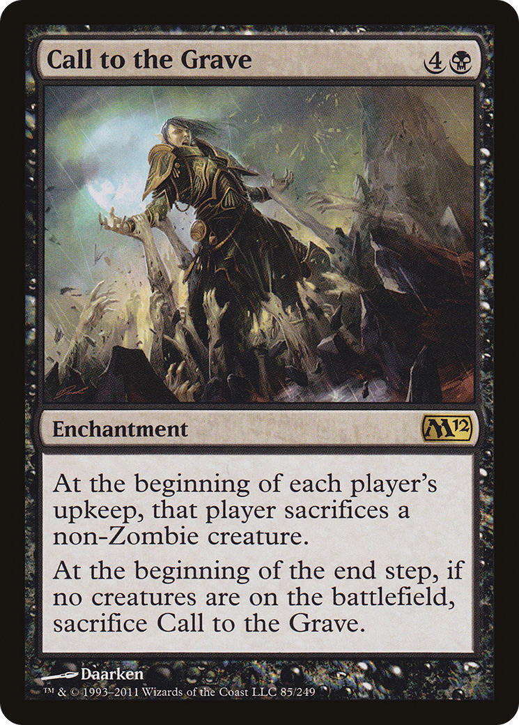 Call to the Grave (M12-085) [Magic 2012] Foil
