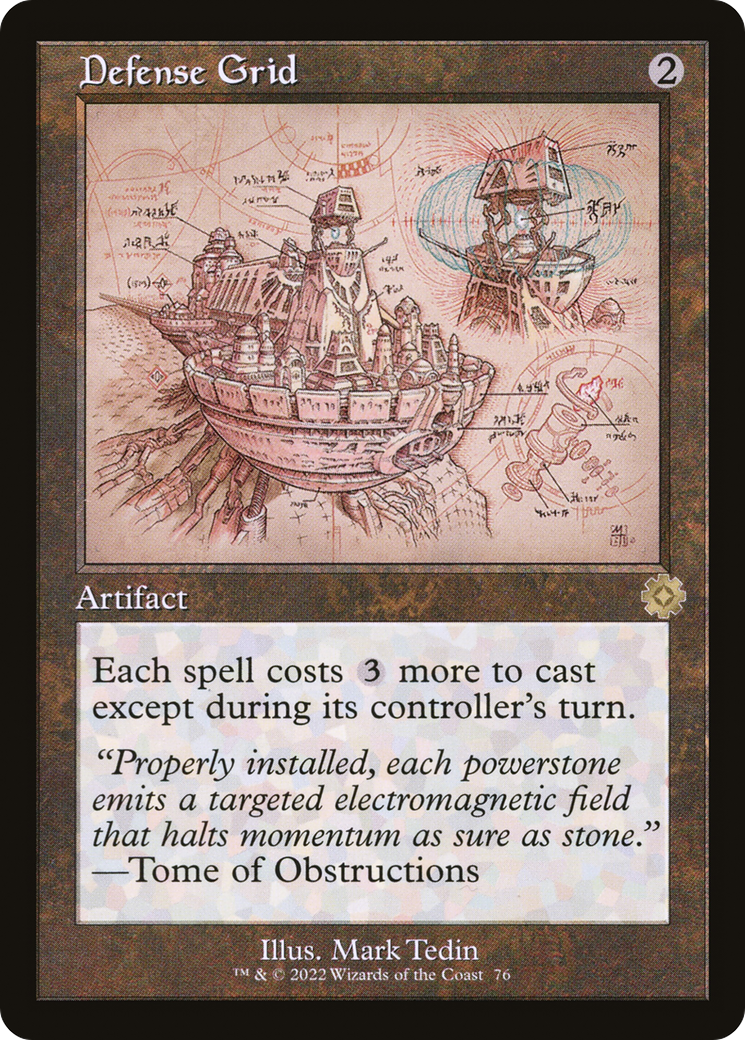 Defense Grid (Schematic) (BRR-076) [The Brothers' War Retro Artifacts]