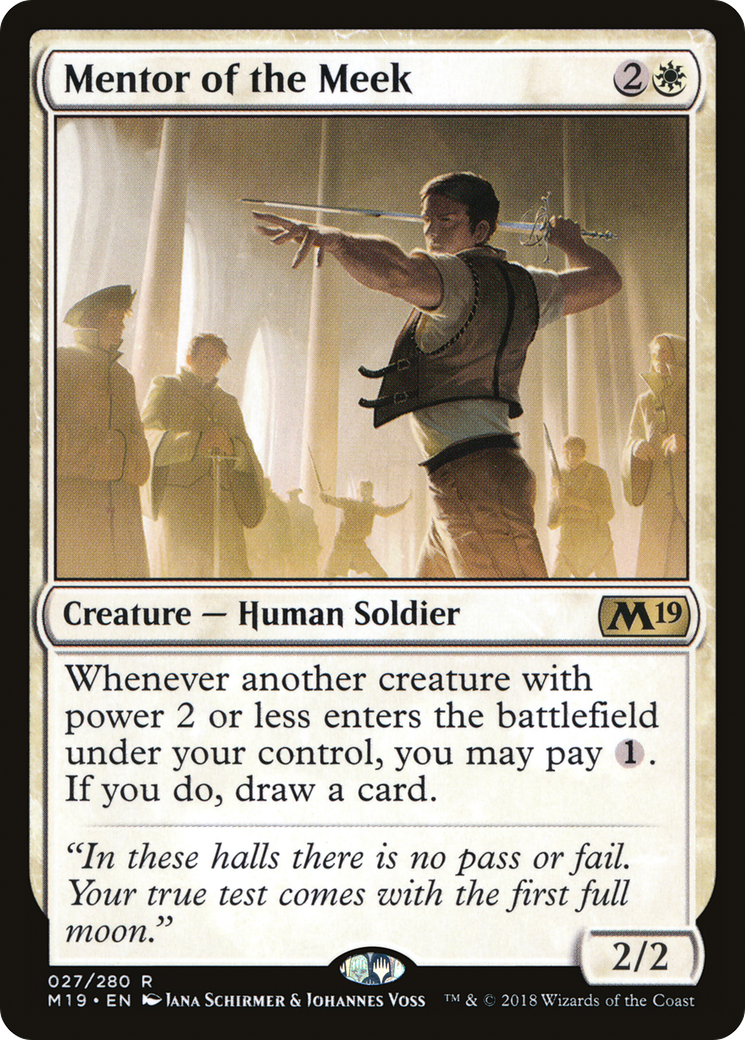 Mentor of the Meek (M19-027) [Core Set 2019]