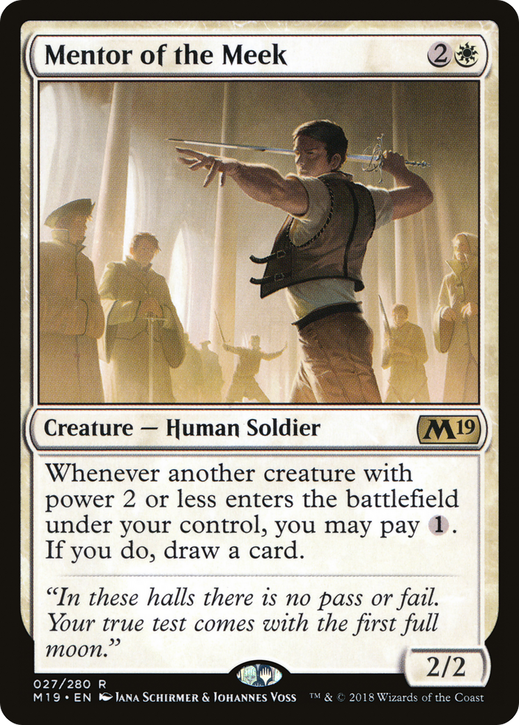 Mentor of the Meek (M19-027) [Core Set 2019]