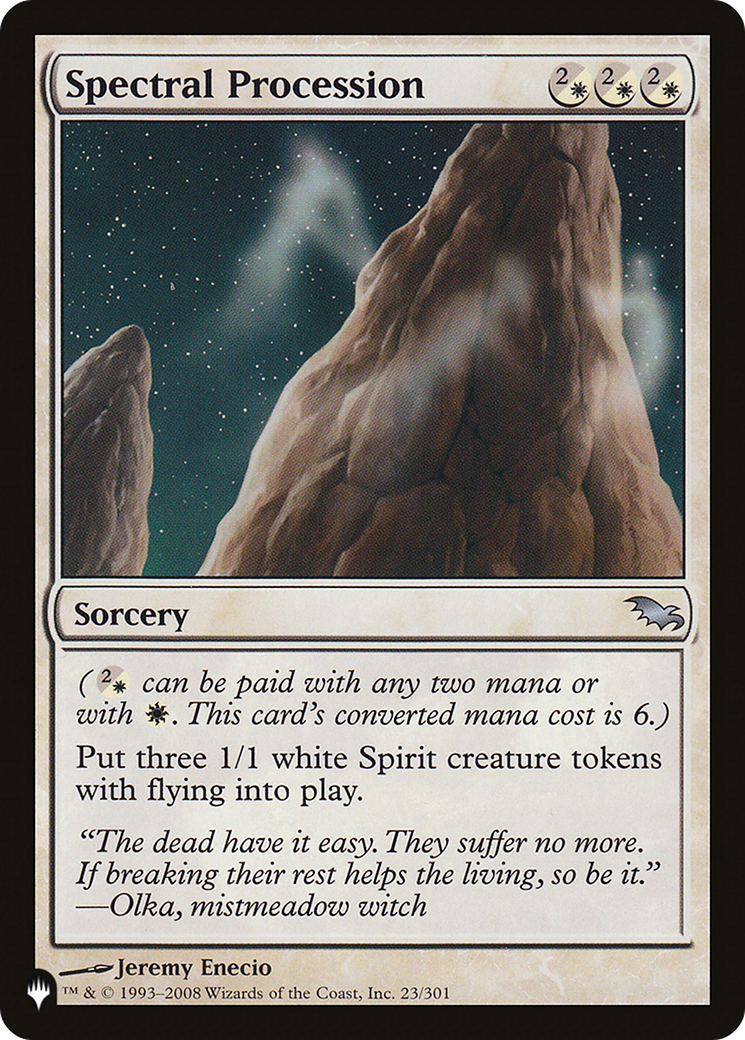 Spectral Procession (LIST-SHM-23) [The List]