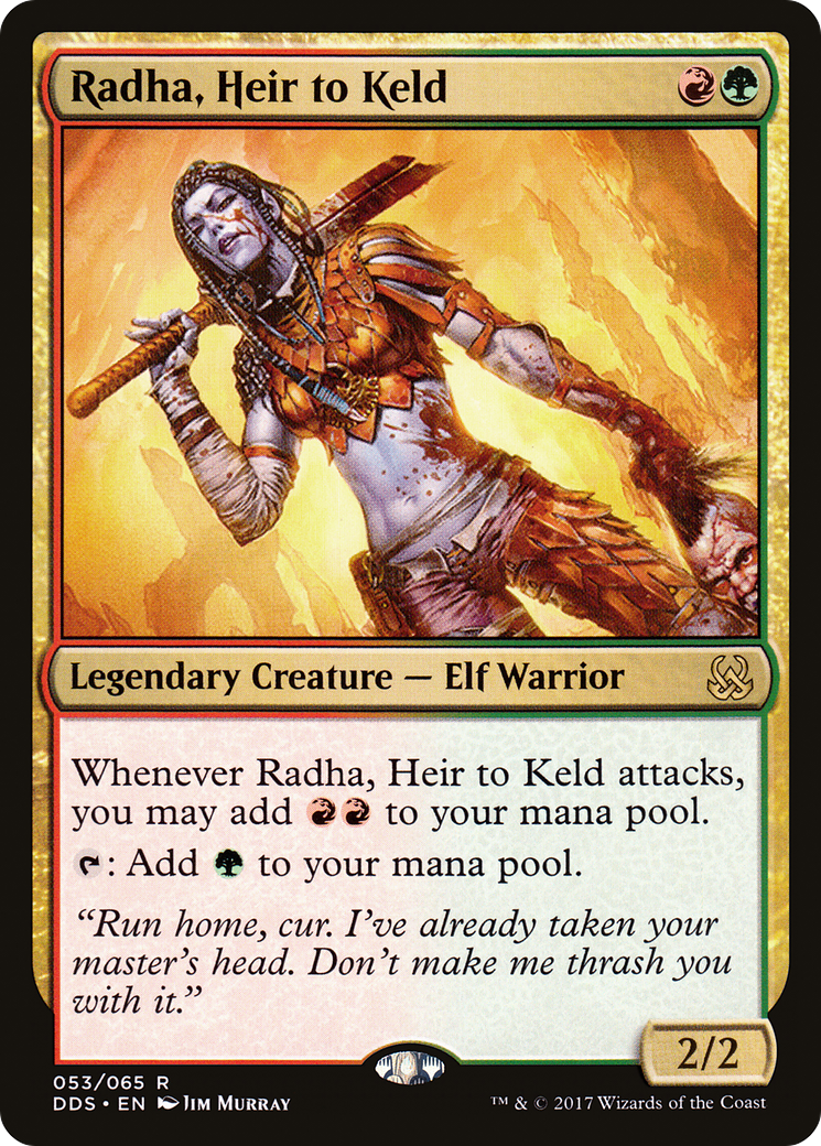 Radha, Heir to Keld (DDS-053) [Duel Decks: Mind vs. Might]
