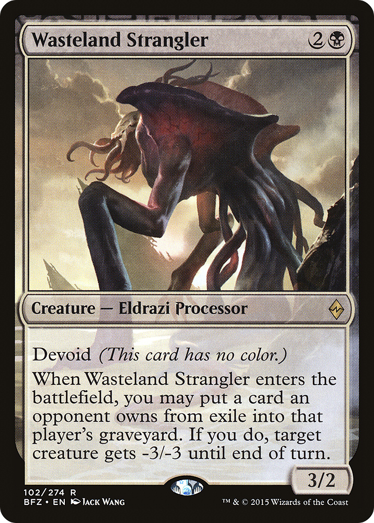 Wasteland Strangler (BFZ-102) [Battle for Zendikar]