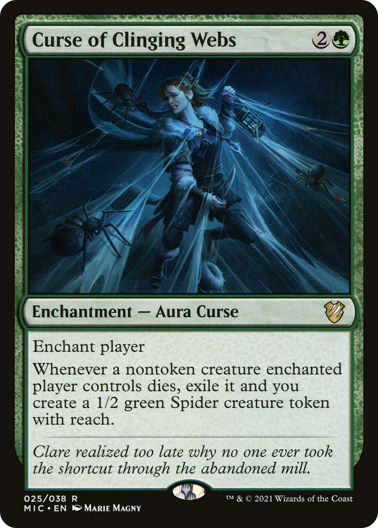 Curse of Clinging Webs (MIC-025) [Midnight Hunt Commander]