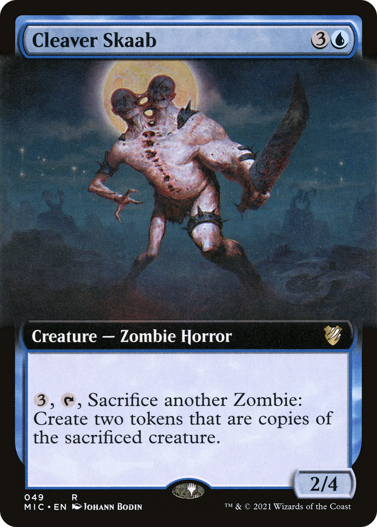 Cleaver Skaab (Extended Art) (MIC-049) [Midnight Hunt Commander]