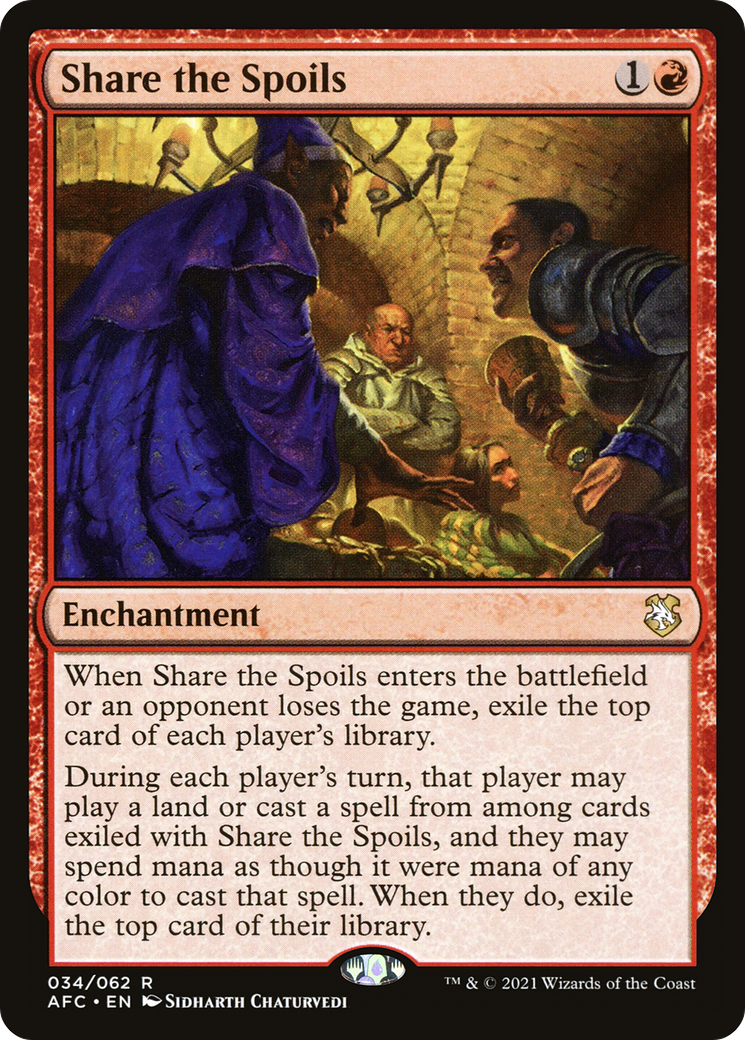 Share the Spoils (AFC-034) [Forgotten Realms Commander]