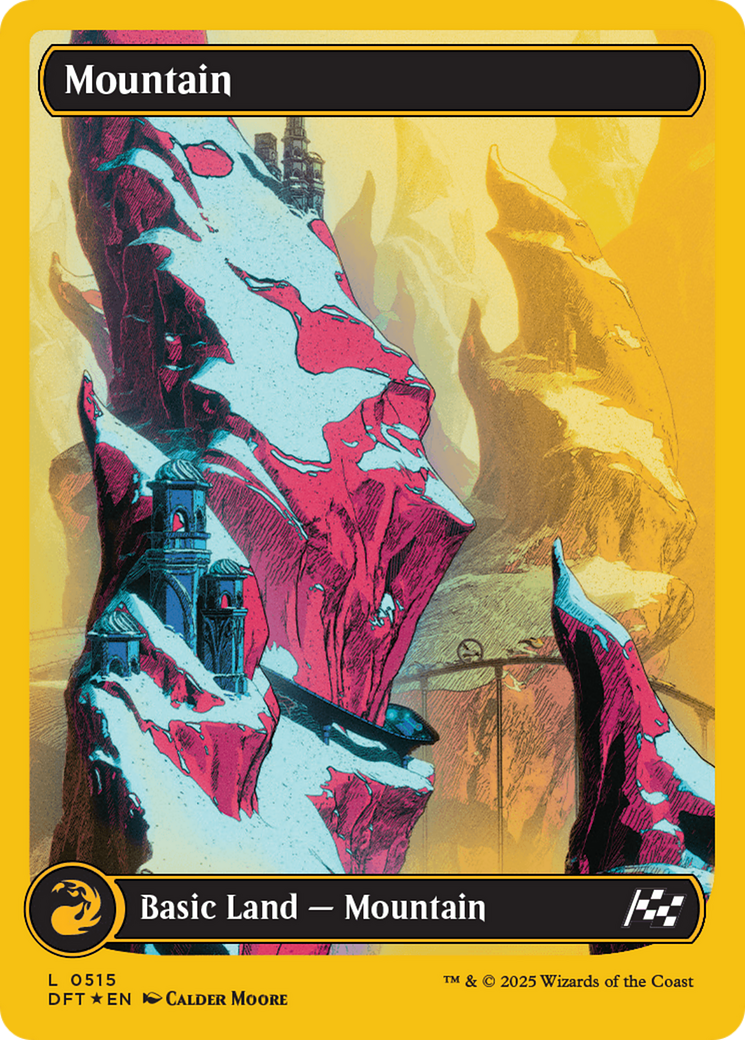 Mountain (DFT-515) [Aetherdrift] Foil