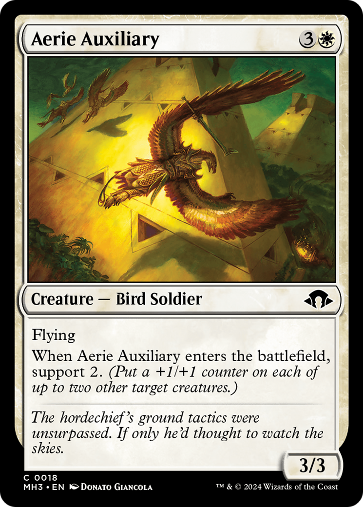 Aerie Auxiliary (MH3-018) [Modern Horizons 3] Foil