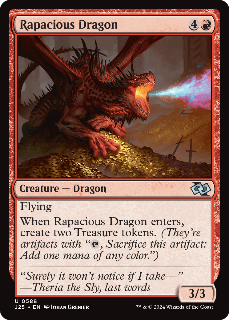 Rapacious Dragon (J25-588) [Foundations Jumpstart]