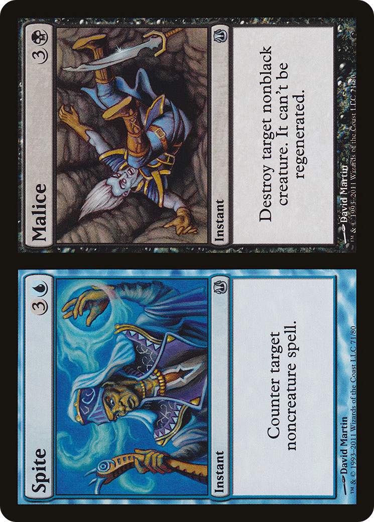 Spite // Malice (DDH-071) [Duel Decks: Ajani vs. Nicol Bolas]