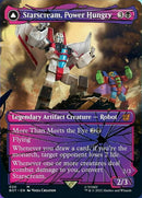 Starscream, Power Hungry // Starscream, Seeker Leader (BOT-020) [Transformers]: (shatteredglass, convertdfc) (Borderless) Foil