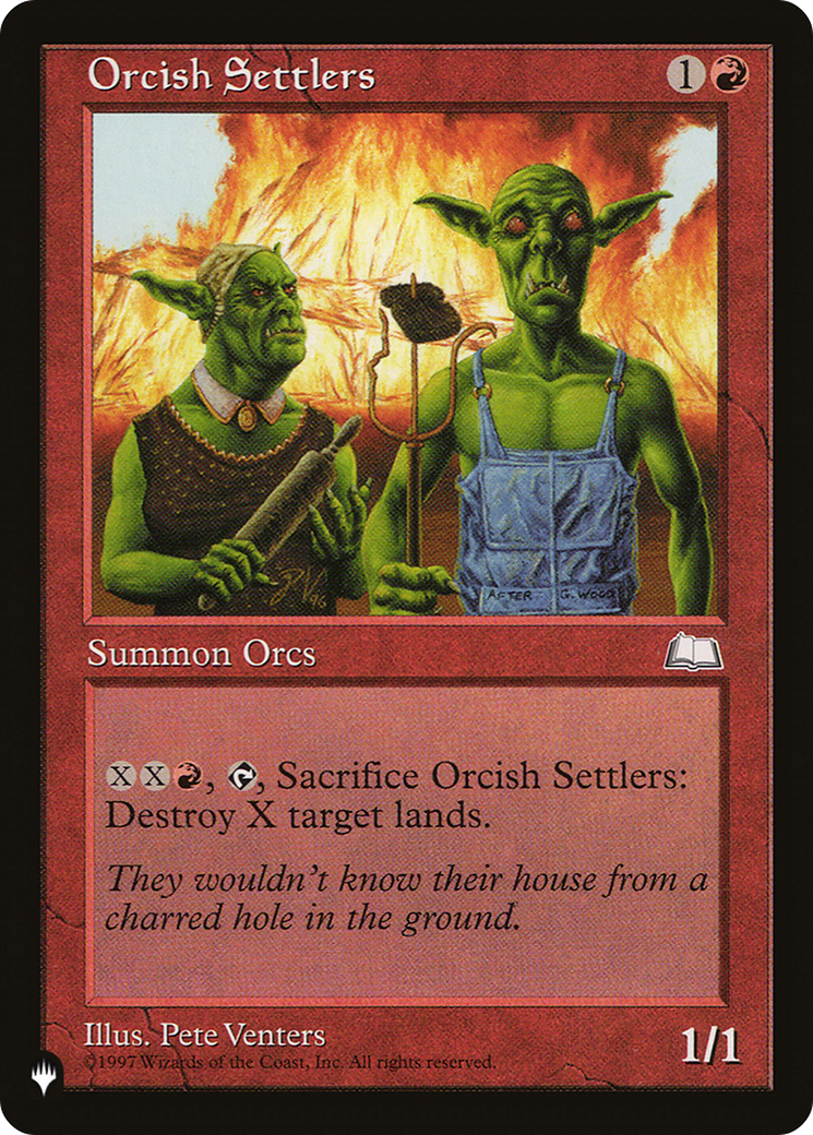 Orcish Settlers (LIST-WTH-112) [The List]