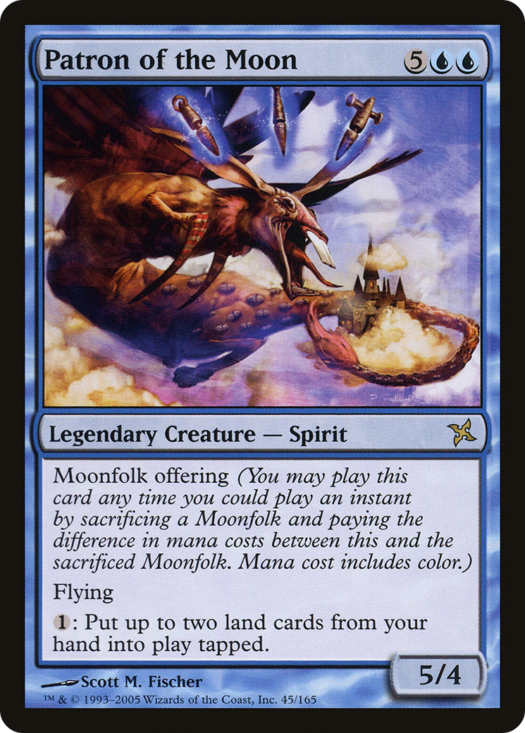 Patron of the Moon (BOK-045) [Betrayers of Kamigawa] Foil