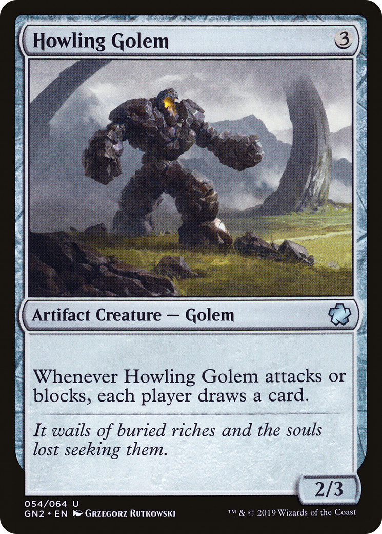 Howling Golem (GN2-054) [Game Night 2019]