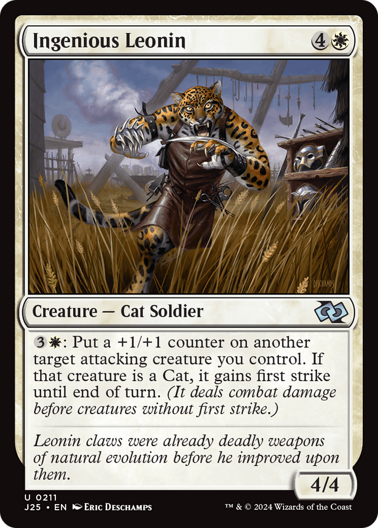 Ingenious Leonin (J25-211) [Foundations Jumpstart]