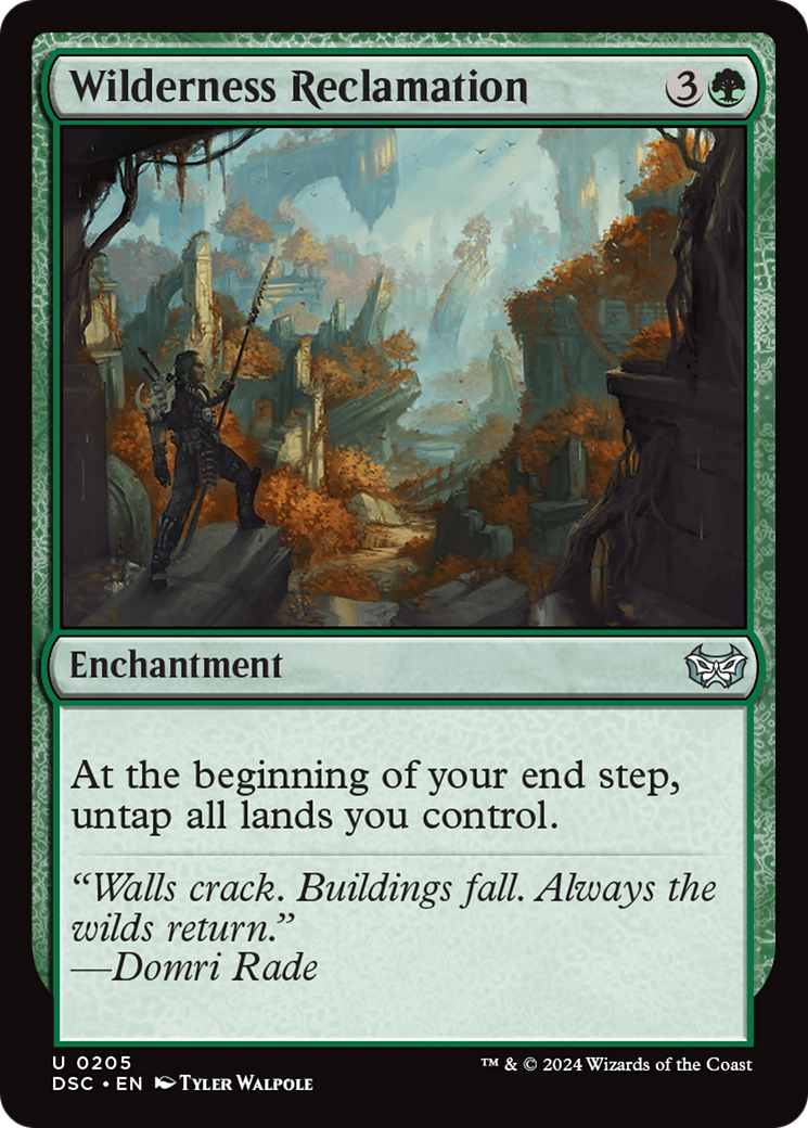 Wilderness Reclamation (DSC-205) [Duskmourn: House of Horror Commander]
