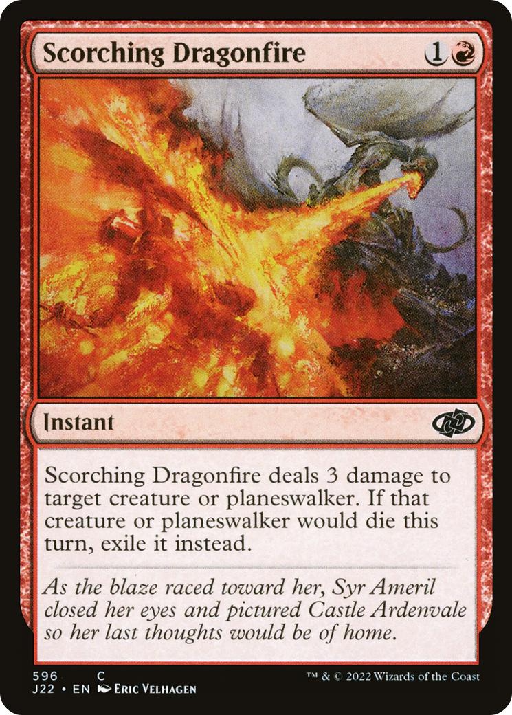 Scorching Dragonfire (J22-596) [Jumpstart 2022]