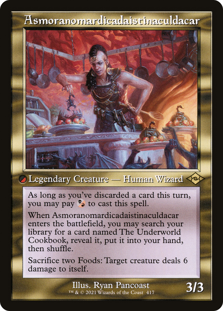 Asmoranomardicadaistinaculdacar (Retro Frame) (MH2-417) [Modern Horizons 2] Foil