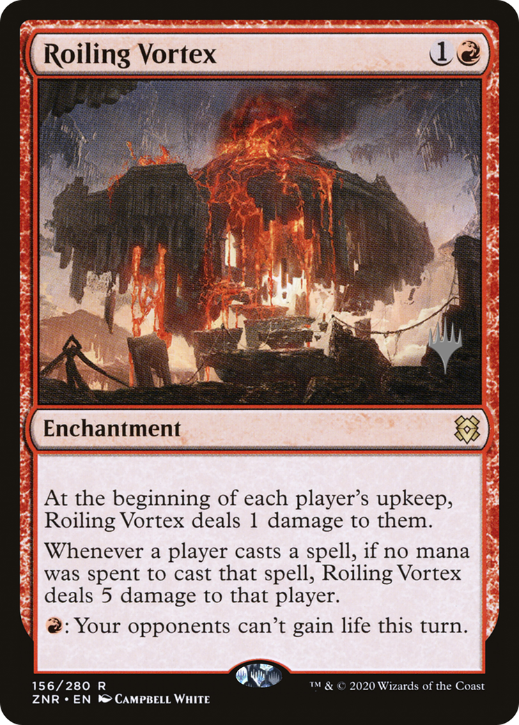 Roiling Vortex (PPZNR-156P) [Zendikar Rising Promos] Foil
