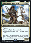 Wylie Duke, Atiin Hero (PRE-239S) [Outlaws of Thunder Junction Promos] Foil