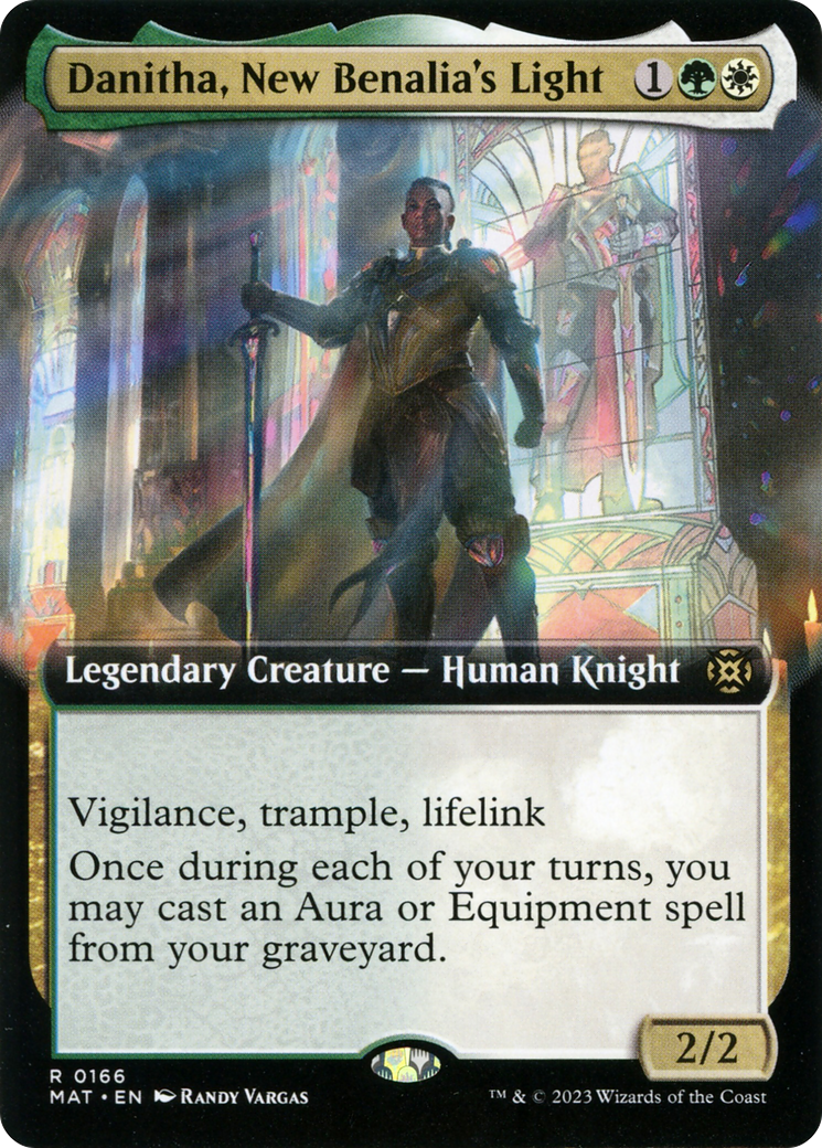 Danitha, New Benalia's Light (MAT-166) [March of the Machine: The Aftermath]: (Extended Art) Foil
