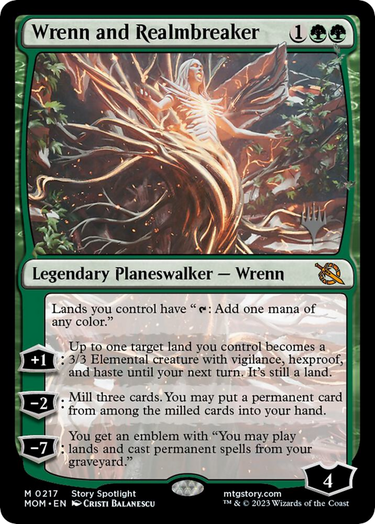 Wrenn and Realmbreaker (PPMOM-217) [Promo Pack: March of the Machine Promos]
