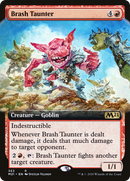 Brash Taunter (M21-363) [Core Set 2021]: (Extended Art) Foil