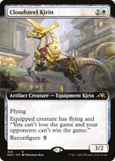Cloudsteel Kirin (Extended Art) (NEO-435) [Kamigawa: Neon Dynasty]