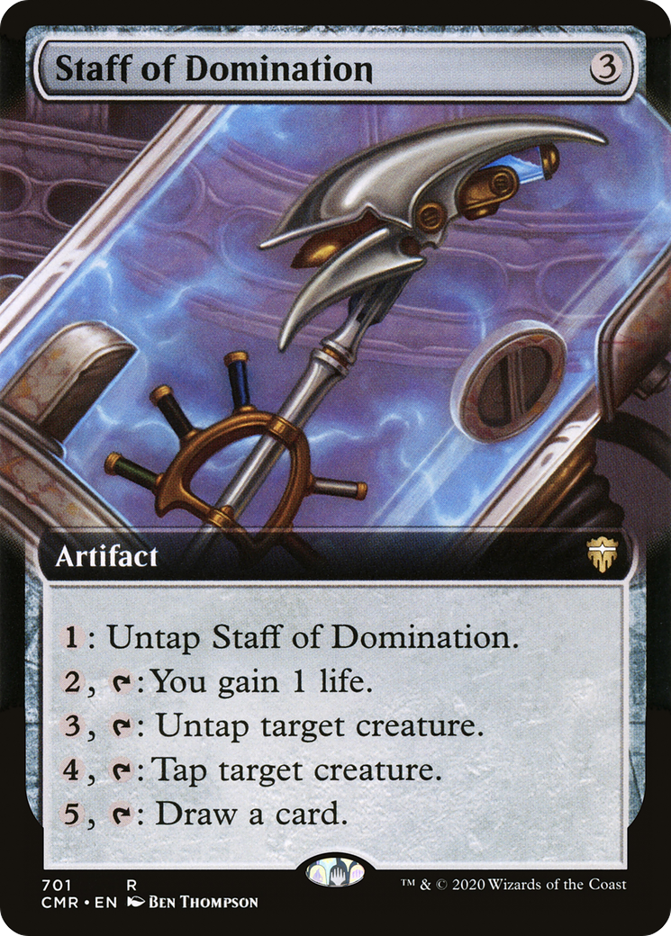 Staff of Domination (CMR-701) (Extended Art) [Commander Legends]