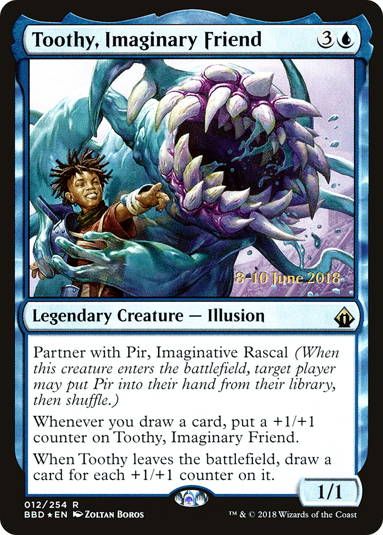 Toothy, Imaginary Friend (LARP-12S) [Battlebond Promos] Foil