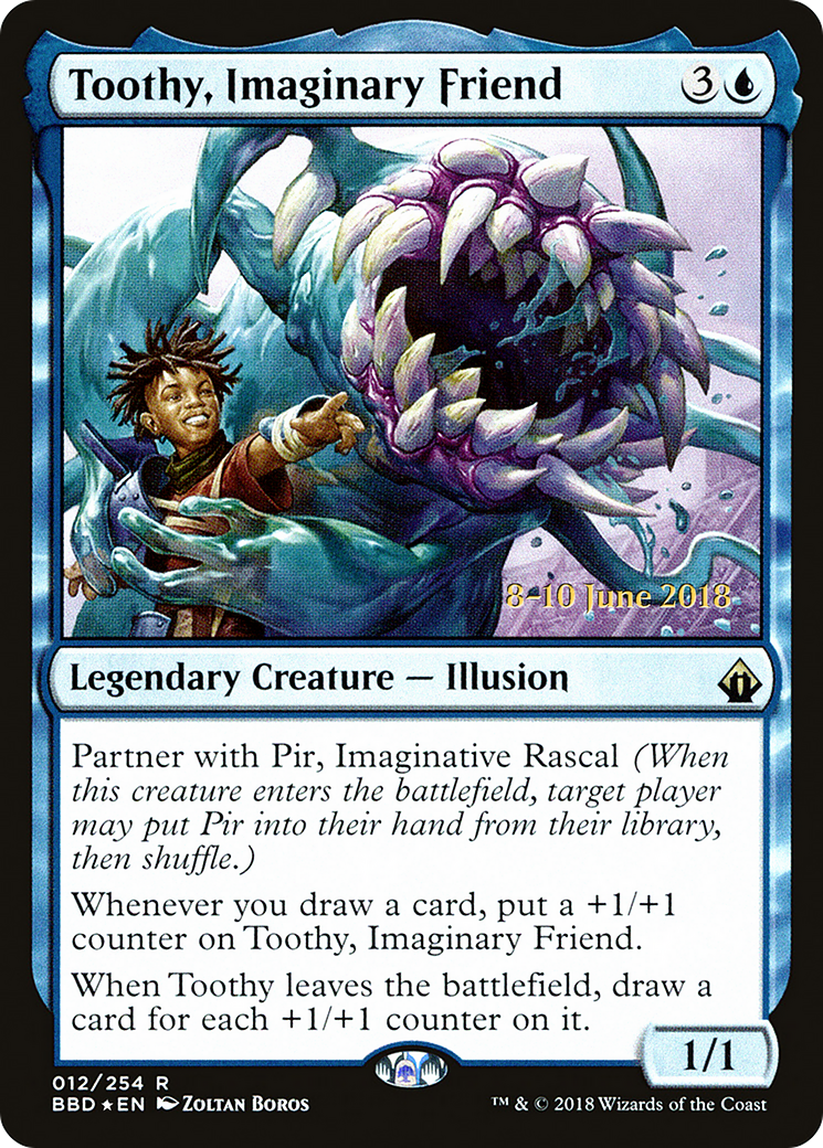 Toothy, Imaginary Friend (LARP-12S) [Battlebond Promos] Foil