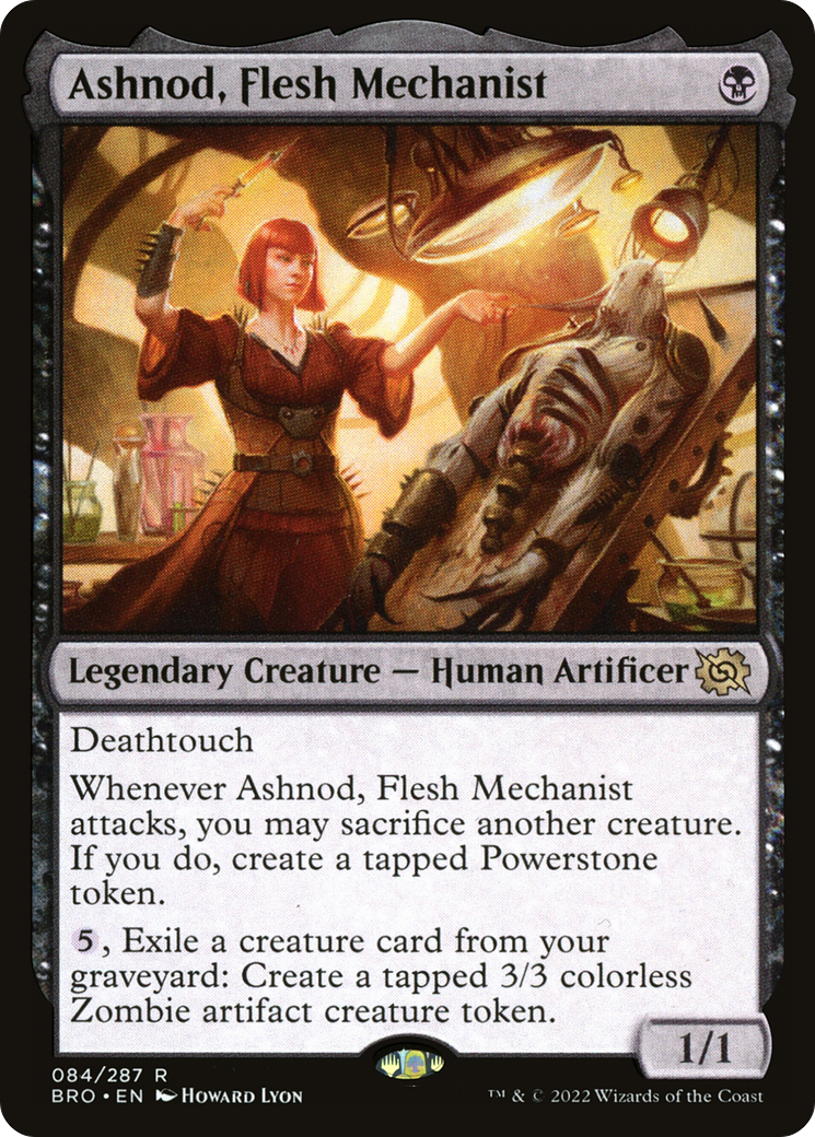 Ashnod, Flesh Mechanist (BRO-084) [The Brothers' War]